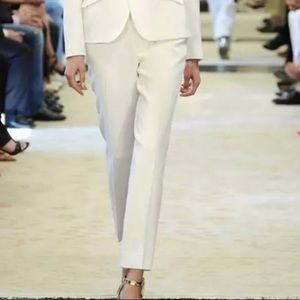 Ralph Lauren Black Label white ankle pants